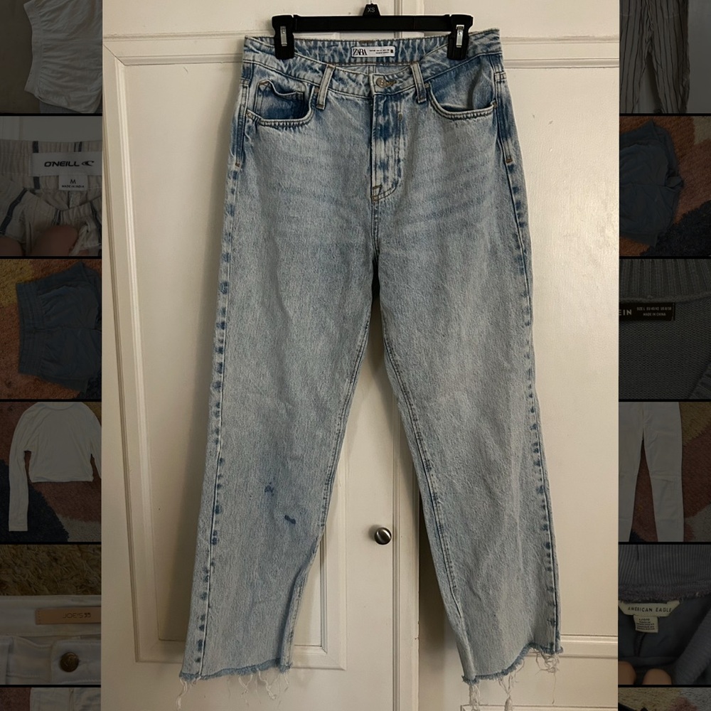 Zara straight leg Jean size 8